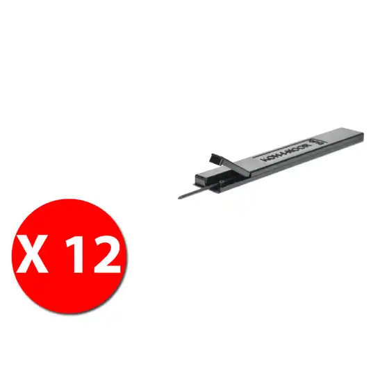 KOH-I-NOOR - Astuccio 2 mine H 2mm - 12 Astucci da 2 mine Originale - 2