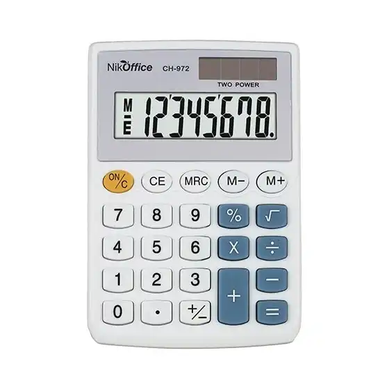 Calcolatrice 8 Digits CH-972 NikOffice - 1