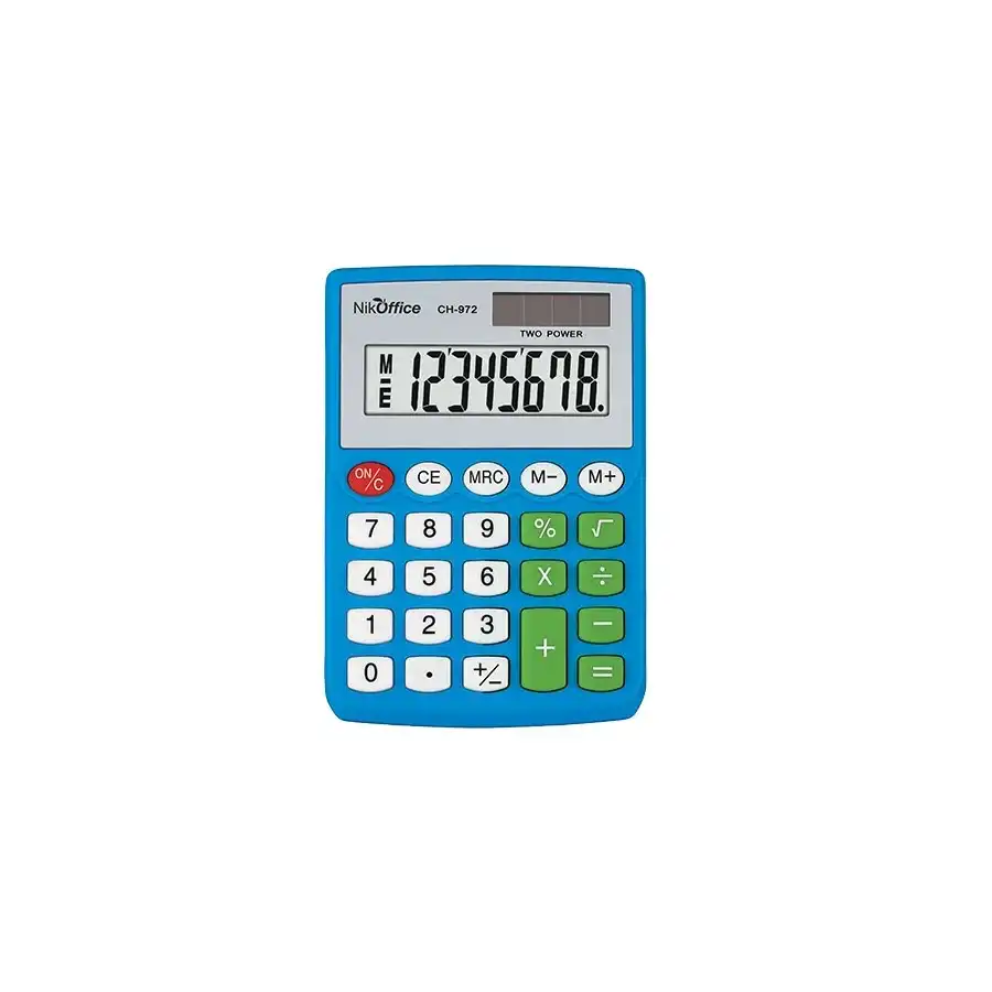 Calcolatrice 8 Digits CH-972 NikOffice - 2