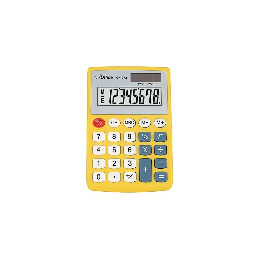 Calcolatrice 8 Digits CH-972 NikOffice - 3