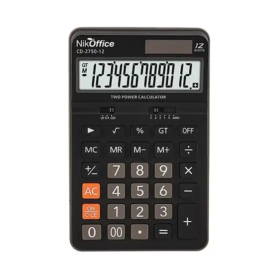 Calcolatrice Scientifica 12 Cifre CD-2750 NikOffice - 1