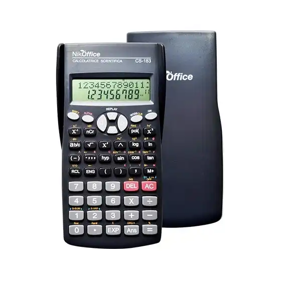 Calcolatrice Scientifica 240 funzioni display a doppia riga CS-183 NikOffice - 1