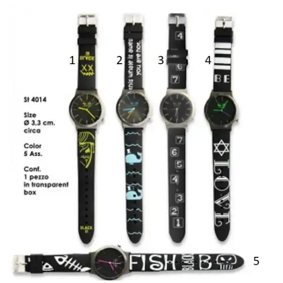 Orologio da polso analogico miami ST4014 Colori assortiti  Mood - 1