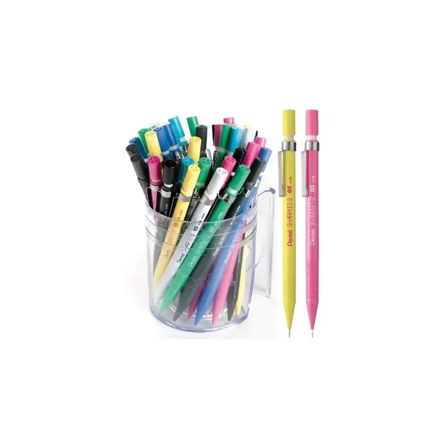 Pentel  0P00Z26 - Portamine Il Matito Sharplet - 0,5 mm - Colori Ass. - Conf. 36 pz Pentel - 1