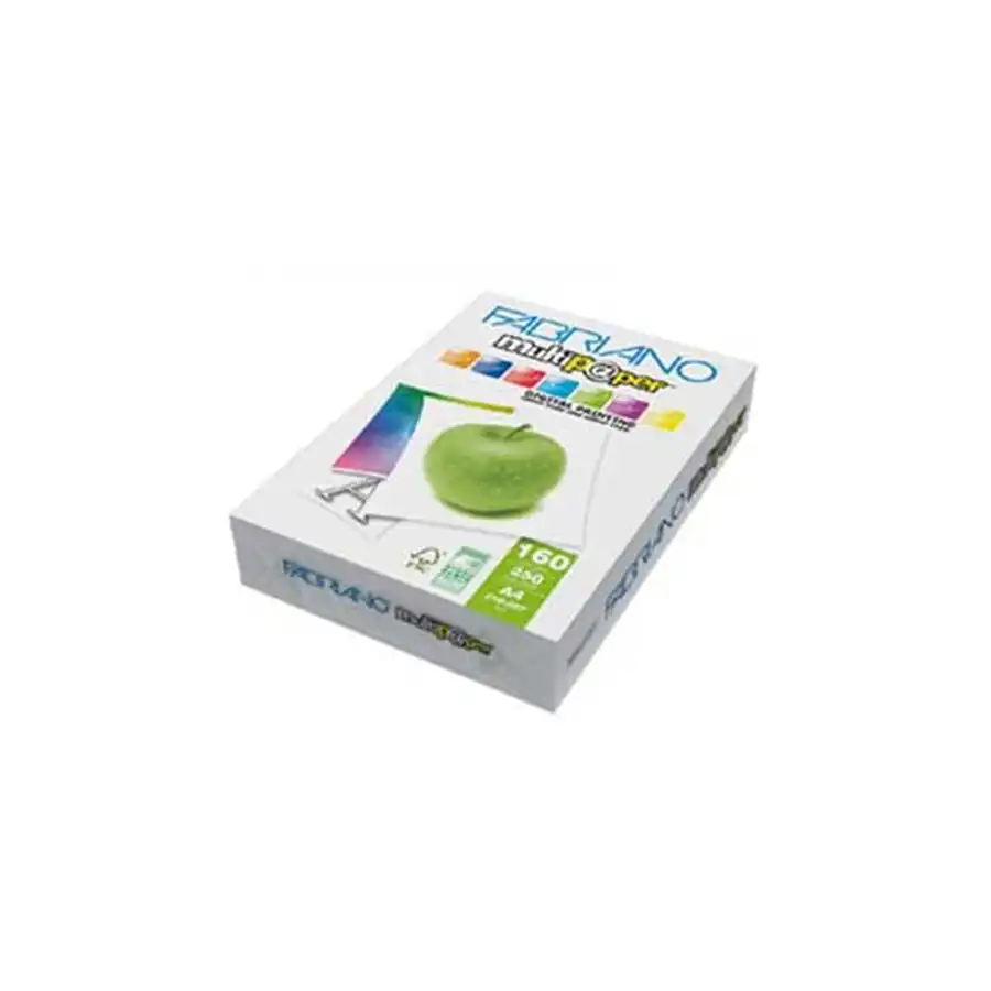 Fabriano Risma Carta per stampa inkjet/laser Formato A3 297x420mm 160g/Mq 1 Risma da 250 Fogli Originale - 1