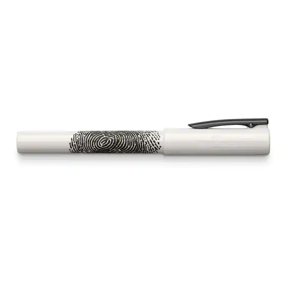 Faber Castell 149341 - Penna Stilografica WRITink \"Print\", Pennino F -  Bianco Faber Castell - 2