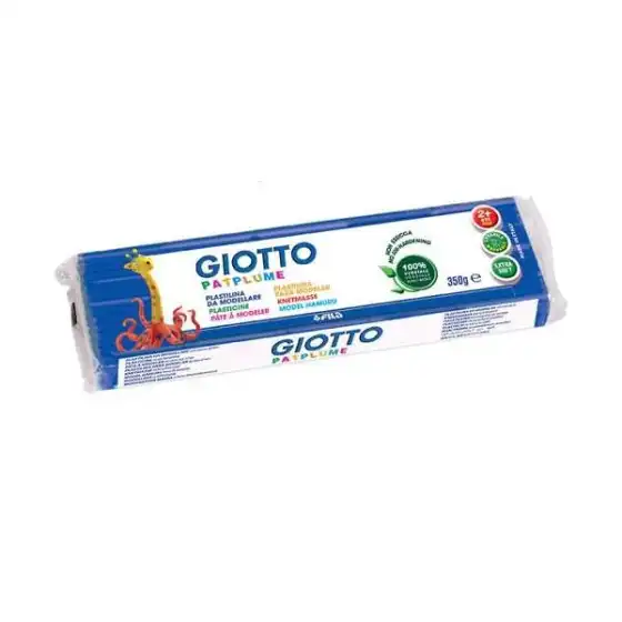 Giotto 510103 Patplume Panetto plastilina 350gr - Blu Scuro - 2 pz Originale - 1