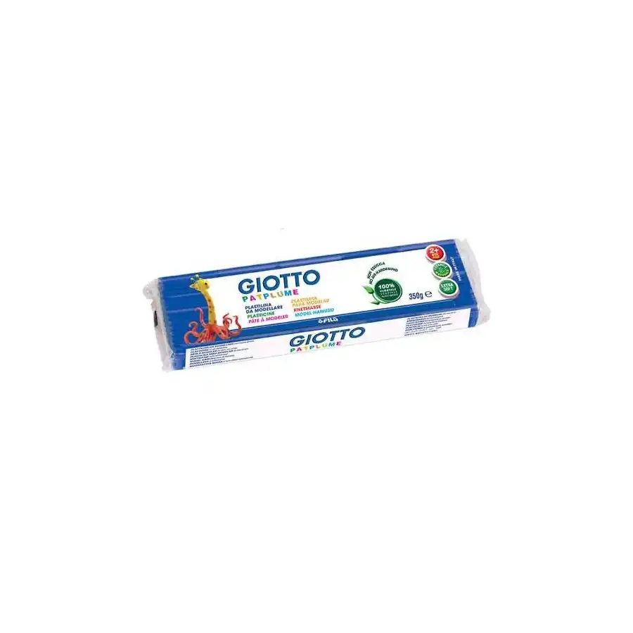 Giotto 510103 Patplume Panetto plastilina 350gr - Blu Scuro - 2 pz Originale - 1