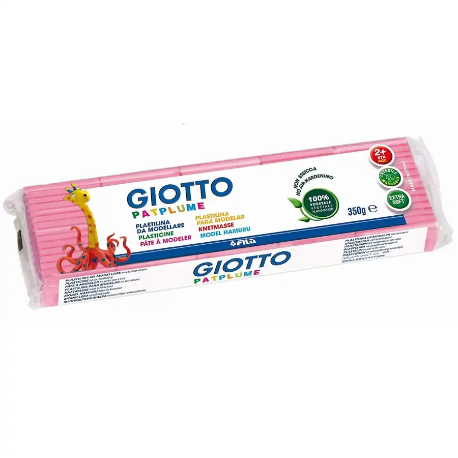 Giotto 510109 Patplume Panetto plastilina 350gr - Rosa - 2 pz Originale - 1