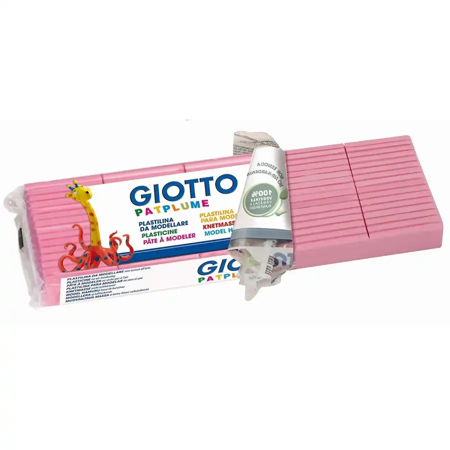 Giotto 510109 Patplume Panetto plastilina 350gr - Rosa - 2 pz Originale - 3