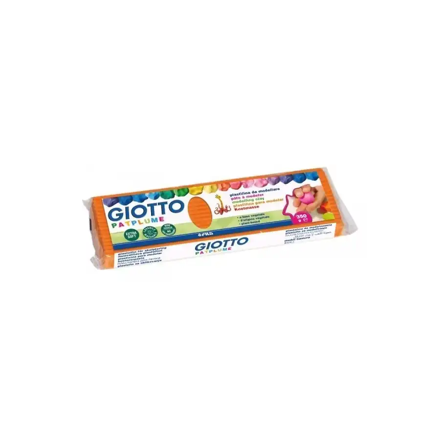 Giotto 510110 Patplume Panetto plastilina 350gr - Arancione - 2 pz Originale - 1