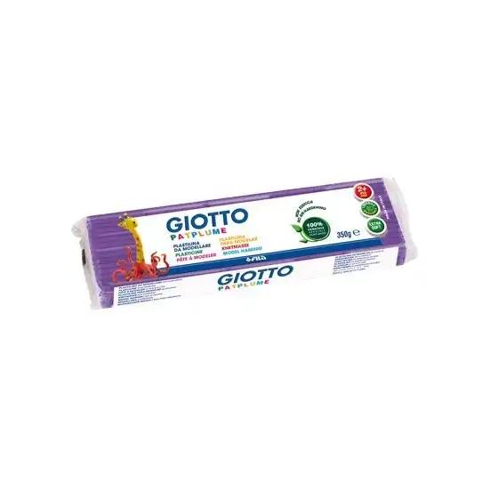 Giotto 510114 Patplume Plasticine block 350gr - Purple - 2 pcs Originale - 2