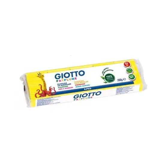 Giotto 510101 Patplume Panetto plastilina 350gr - Giallo - 2 pz Originale - 1