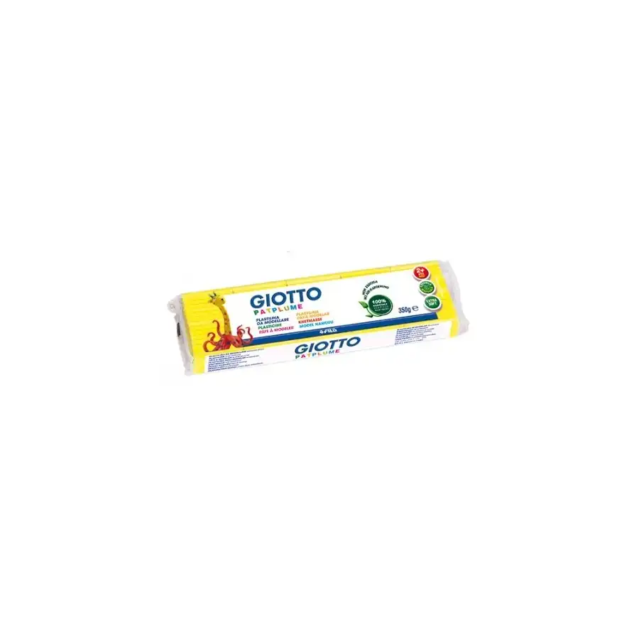 Giotto 510101 Patplume Panetto plastilina 350gr - Giallo - 2 pz Originale - 1