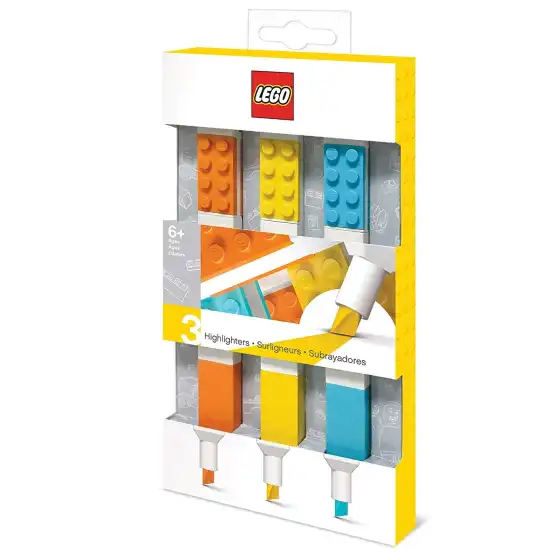 Lego 51685 - Evidenziatori - 3 pz - colori ass. Lego - 3