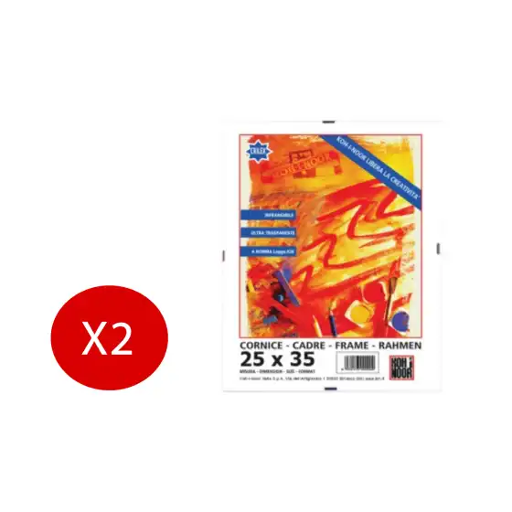 Koh I Noor Cornice da parete Frame a vista in Crilex 250x350mm 2 Pezzi Originale - 1