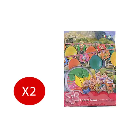 Disney Kit 10 Palloncini e Pompa Minnie Siad - 1