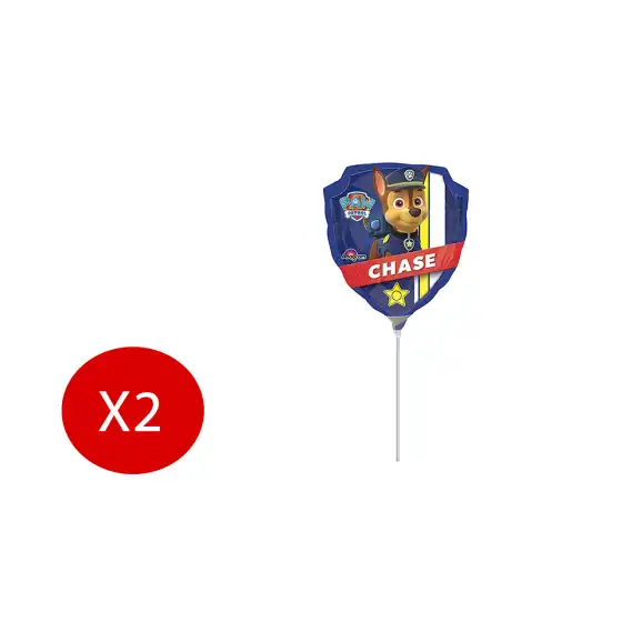 Siad Palloncini mini shape paw patrol chase marshall 2 confezioni da 1 palloncino Personaggi Assortiti Originale - 2