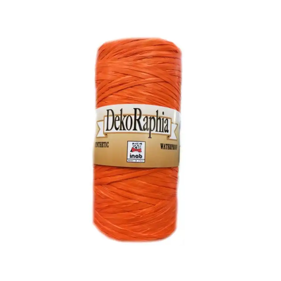 Bobina Nastro decorazione regalo dekoraphia 15mm X 200m Arancio Inab - 1