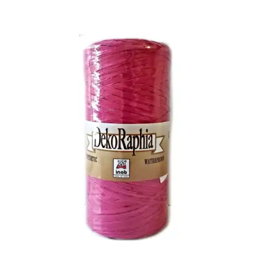 Bobina Nastro decorazione regalo Dekoraphia 15mm X 200m Fucsia Inab - 1