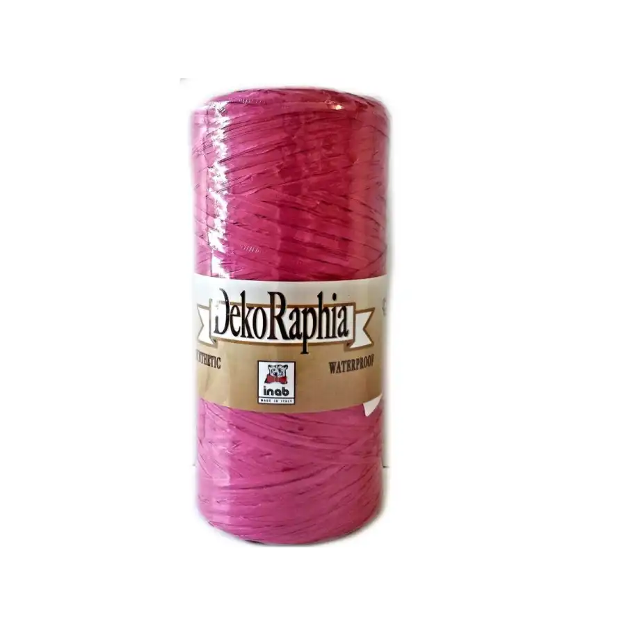 Bobina Nastro decorazione regalo Dekoraphia 15mm X 200m Fucsia Inab - 1