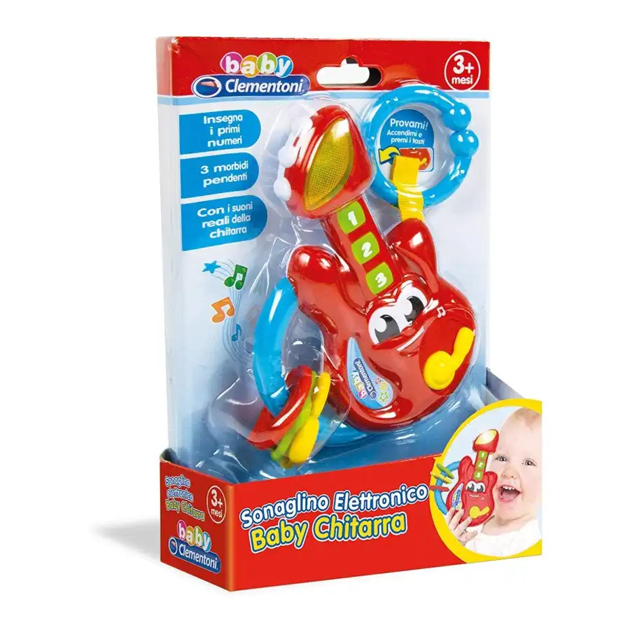 Sonaglino Elettronico Chitarra Luci e Suoni 17220 Clementoni - 1