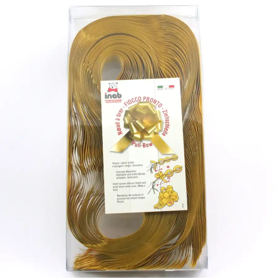 Nastro Arricciabile Oro Velox Diamant decorazione regalo color 50mm 30 Pezzi Inab - 1