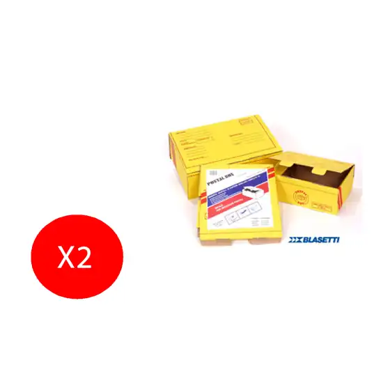 Blasetti Scatola Postal Box Grande spedizione 35X20X12 2 Scatole Originale - 1
