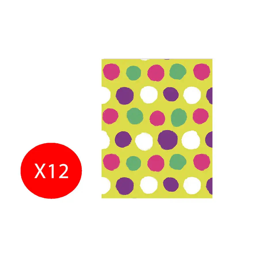 Carta Regalo Festa Regalo Tema Coccinelle 70x100cm 12 Fogli WP 4949 Cromo - 1