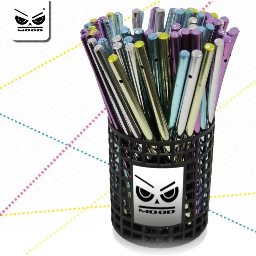 Mood ST3961 - Barattolo Set 72 matite \"shining diamond\", brillanti ed eleganti. - Colori assortiti Mood - 1