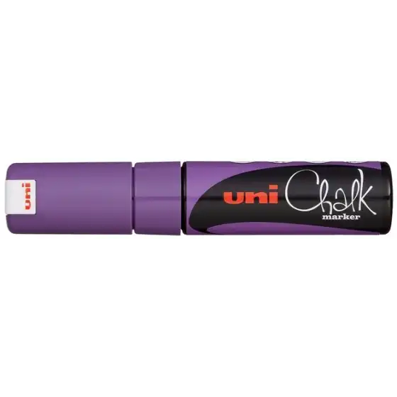 Osama - marker uni chalk - PWE-8K - 8,0mm - Punta scalpello - Viola - 1 pz Osama - 7