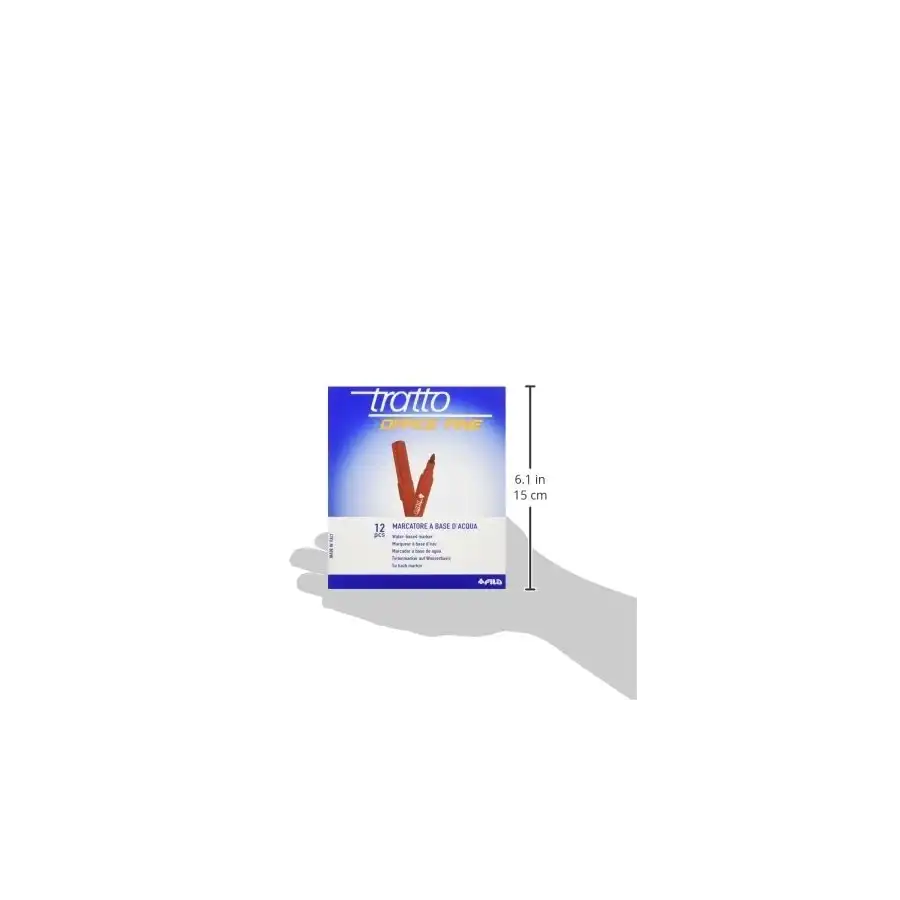 Fila 730502 - Marcatore Tratto Office Fine - 0,7mm - Rosso - 48 pz Originale - 1