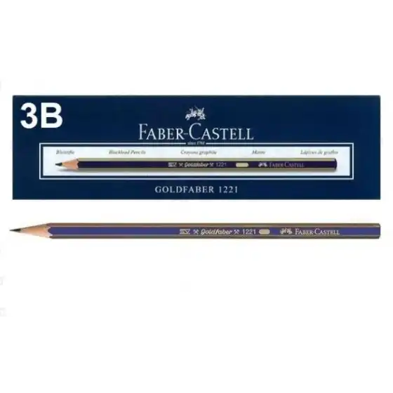 Faber Castell 112503 - Matita di grafite Goldfaber 1221 - 3B - Conf. 12 pz Faber Castell - 2