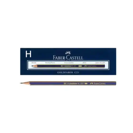 Faber Castell 112511 - Matita di grafite Goldfaber 1221 - H - Conf. 12 pz Faber Castell - 2