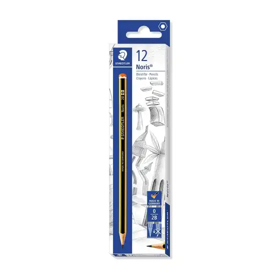 Stedtler - Noris 120 Matita di grafite - 2B - Conf. 12 pz Staedtler - 2