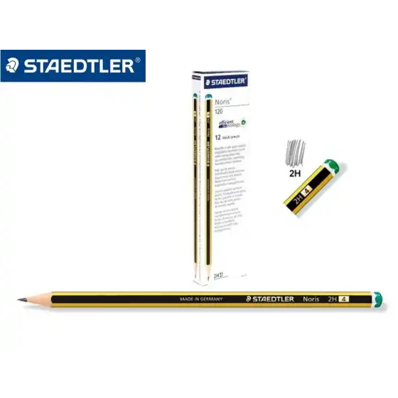 Stedtler - Noris 120 Matita di grafite - 2H - Conf. 12 pz Staedtler - 3