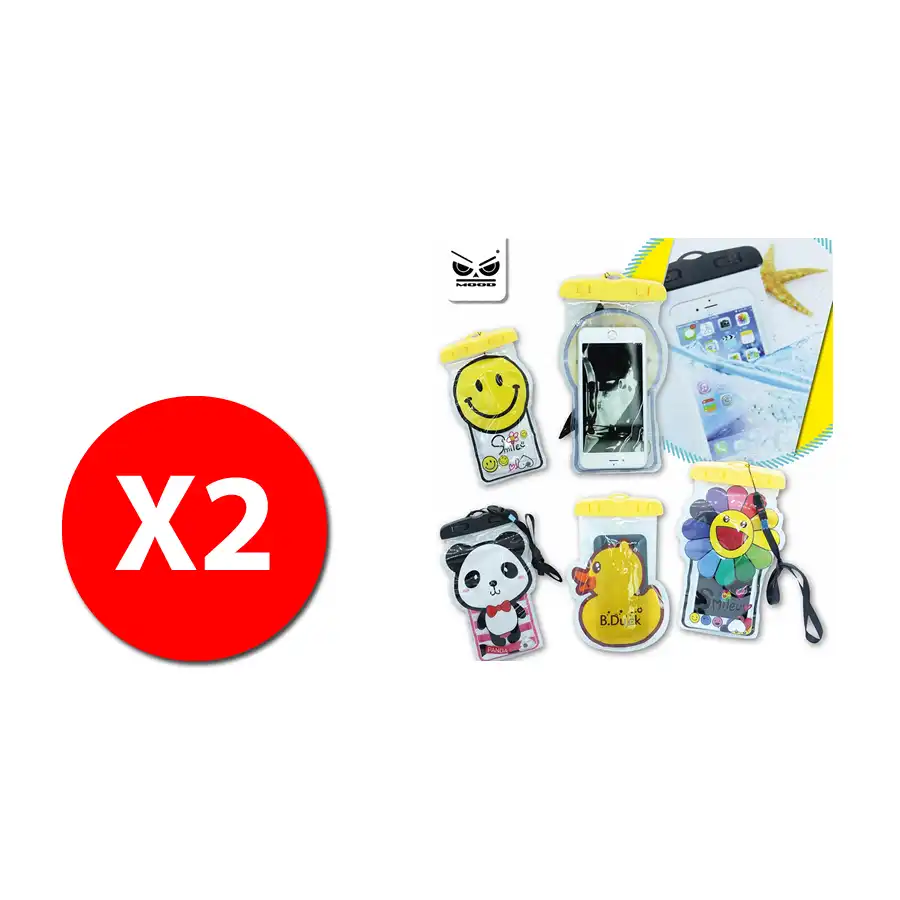 Mood SM096 - Porta cellulare impermeabile - fantasie assortite - 2 pz Originale - 2