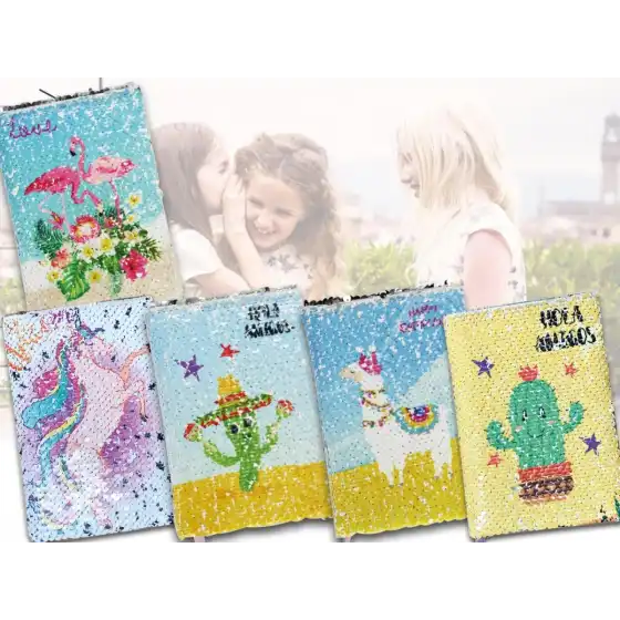 Mood Quaderno paillettes mis. s - Fantasie assortite Mood - 1