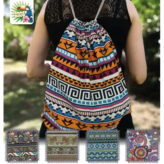 Mood SM212 - sacca zainetto Etnical -  Fantasie Ass Mood - 1