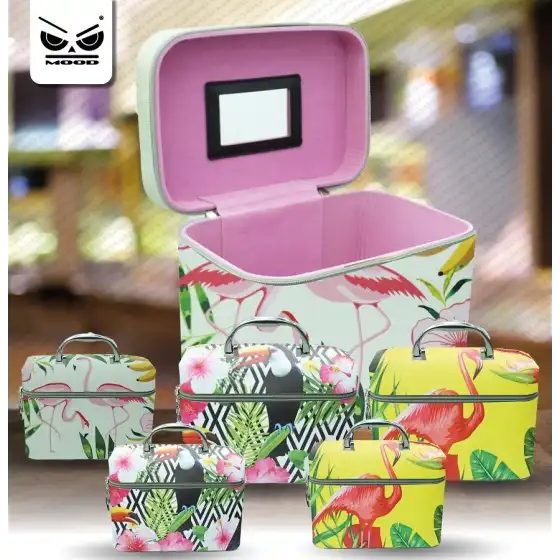 Mood ST4639 - Set 2 valigette beauty tropical - fantasie ass Mood - 1