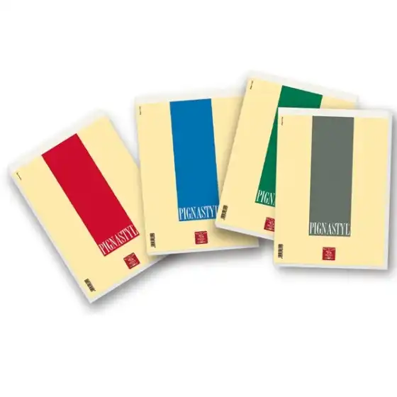 Blocchi Pigna Styl 0213748BI - Formato A4 - Fogli Bianchi - Colori ass. - Confezione 10 pz Pigna - 2