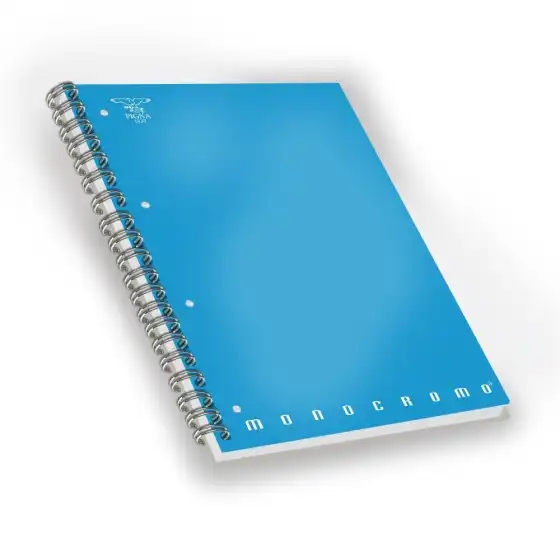 Maxi Skip Monocromo Quaderno Spiratalo 02155594M - Rigatura 4M - Formato A5 - Confezione 5 quaderni ass. Pigna - 2