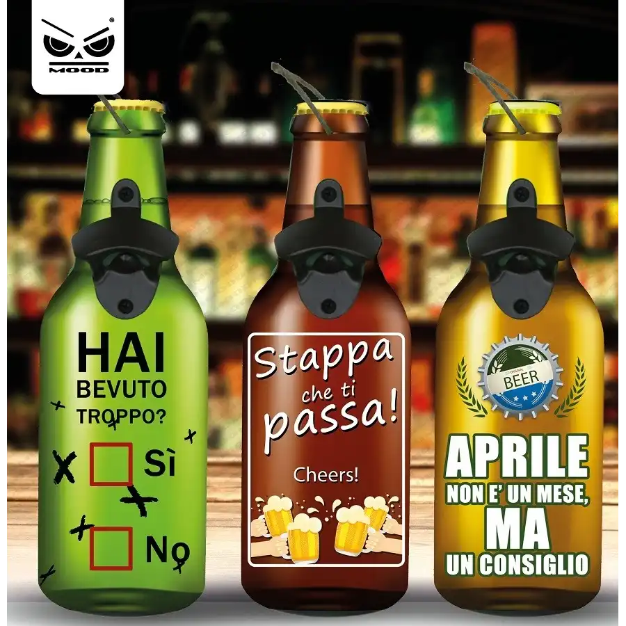 Apri Bottiglia Bottiglia Birra Modelli Assortiti ST4563 Mood - 1