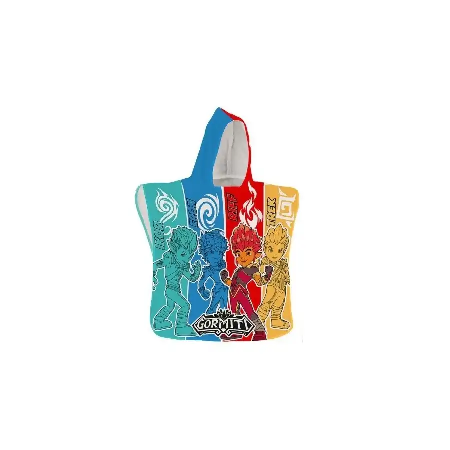 Poncho Asciugamano Gormiti 50x100cm Coriex - 1