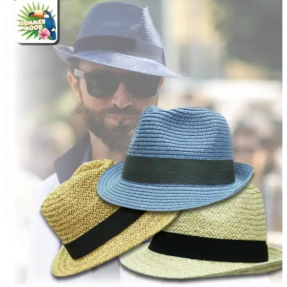 Mood Cappello Panama Mare Estate Panama Uomo SM182 Colori Assortiti Originale - 1