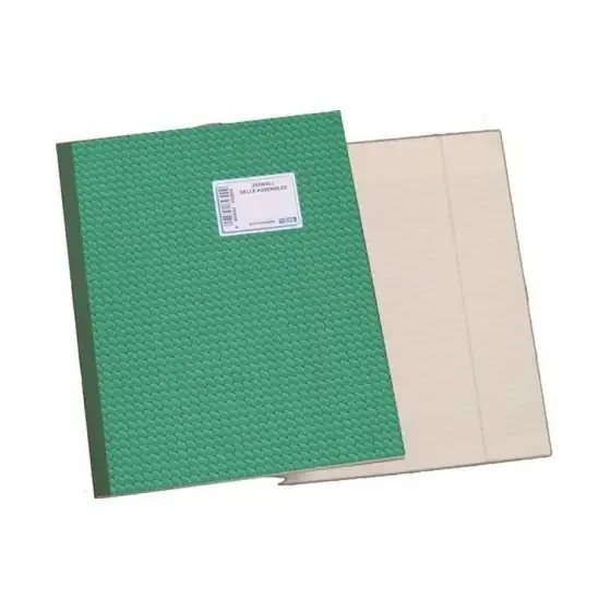 Registro Verbale Assemblee Soci 96 Pagine Numerate 31 X 24,5cm Data Ufficio - 1