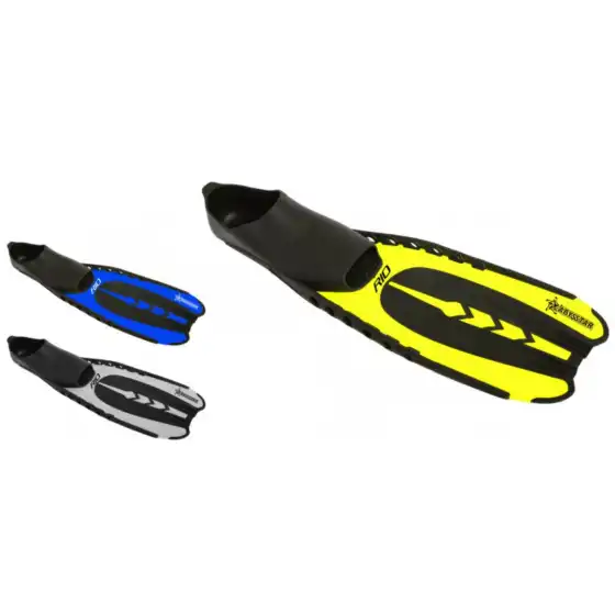 Fins in polypropylene and thermo rubber for snorkeling size 44/45 62952 Star Assorted colors Sport Fishing Parisi - 1