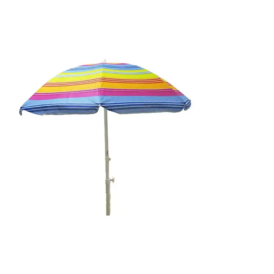 Ombrellone Mare Spiaggia Amalfi Diametro 180cm  8 Stecche Antivento Colori Assortiti BTX - 1