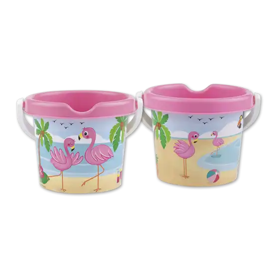 Pink Flamingos Bucket Androni Giocattoli - 3