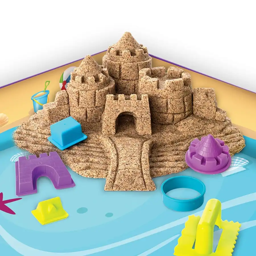 Kinetic Sand Sabbia Magica Kit Mare Spiaggia con Accessori Colori Assortiti 6037424 Spin Master - 3